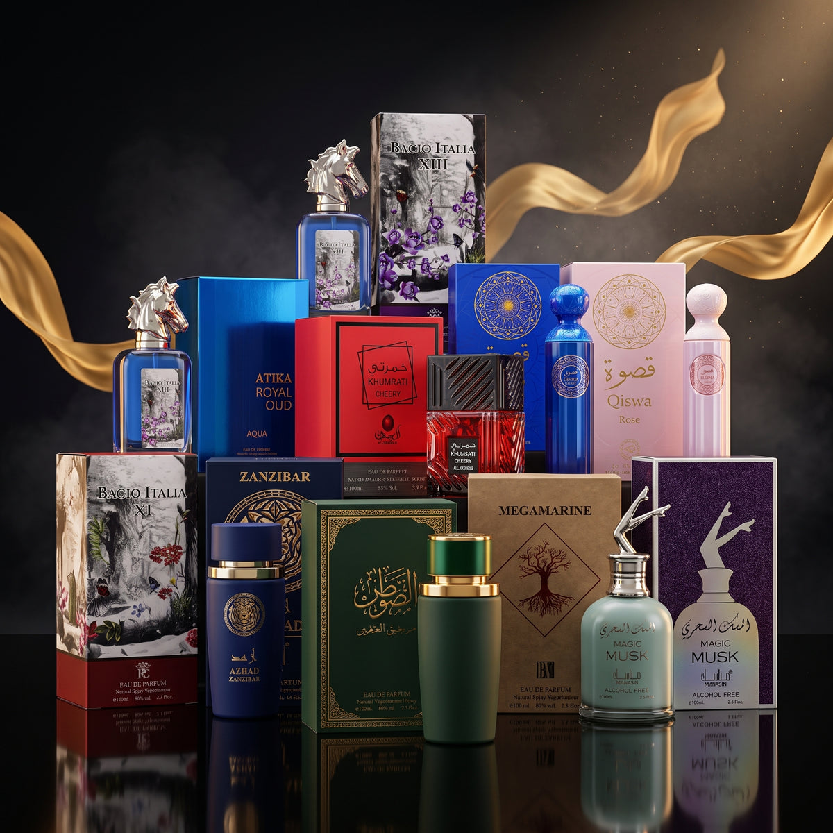 Luxury Perfume Gift Set — Pack of 10 × 100ml | Eau de Parfum Collection