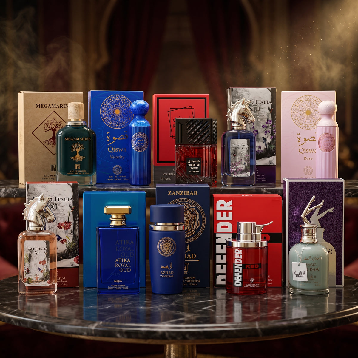 Luxury Perfume Gift Set — Pack of 10 × 100ml | Eau de Parfum Collection