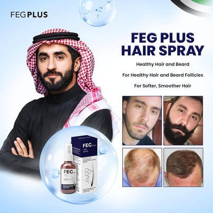 FEG Minoxidil Beard & Hair Growth Serum Kit with Roller